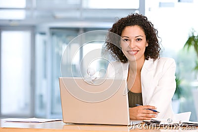 Attractive business woman Stock Photo