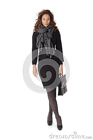 Attractive businesswoman Stock Photo