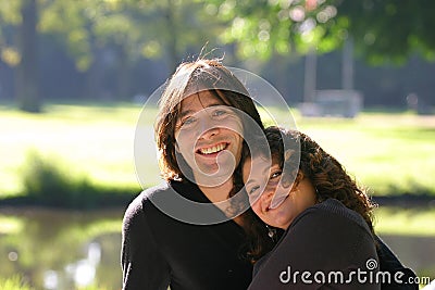 Attractive diverse couple Stock Photo