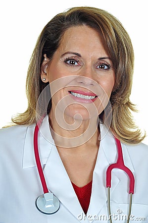 Attractive Female Doctor Stock Photo