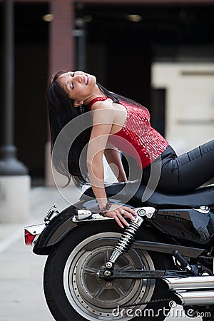 Attractive forties asian woman Stock Photo