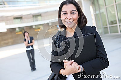 Attractive Hispanic Business Woman Stock Photo