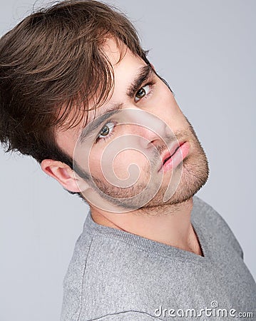 Attractive male fashion model Stock Photo