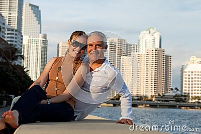 Attractive Middle Age Couple Stock Photo