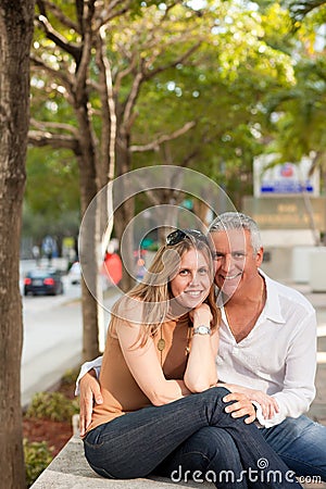 Attractive Middle Age Couple Stock Photo