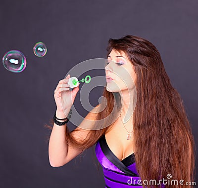 Attractive young girl Stock Photo