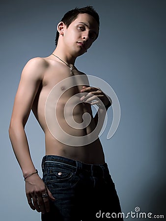 Attractive young man Stock Photo