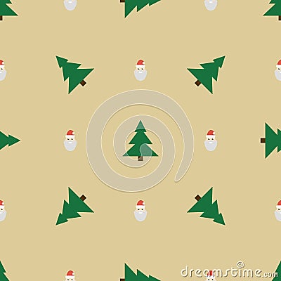 Attributes of Christmas on a beige background Stock Photo