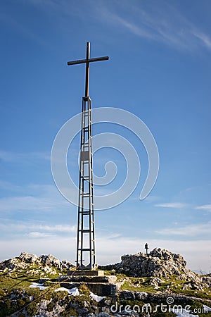 Atxabal mountaind and surrounding area near Murgia Basque country Stock Photo