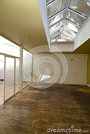 Atypical empty room Stock Photo