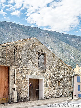 Auberge du Teillon restaurant in France Editorial Stock Photo