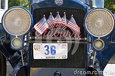 Auburn Classic Car Editorial Stock Photo