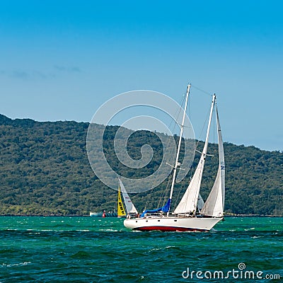 Auckland - The City of Sails Editorial Stock Photo
