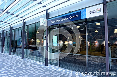 Auckland Council customer service centre - New Zealand Editorial Stock Photo