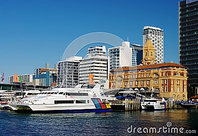 Auckland Ferry Terminal Editorial Stock Photo