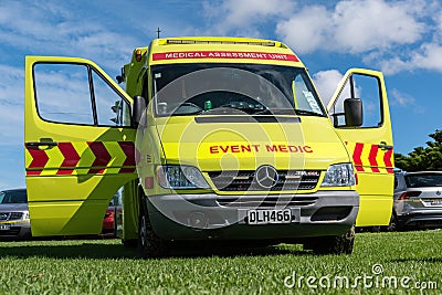 emergency Event Medic medical assessment unit vehicle Editorial Stock Photo