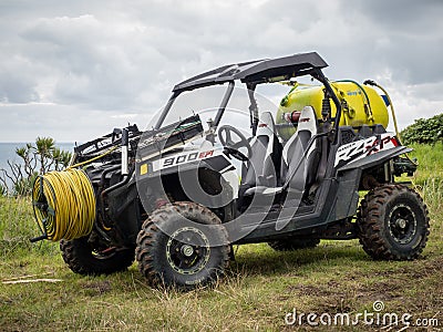 Polaris rzr xp 900 efi UTV utility terrain vehicle Editorial Stock Photo