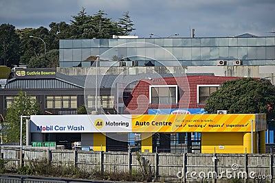 AA Motoring Auto Centre in Panmure Editorial Stock Photo