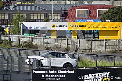 AA Motoring Auto Centre in Panmure Editorial Stock Photo