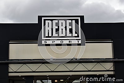 Rebel Sport super store in Manukau Editorial Stock Photo