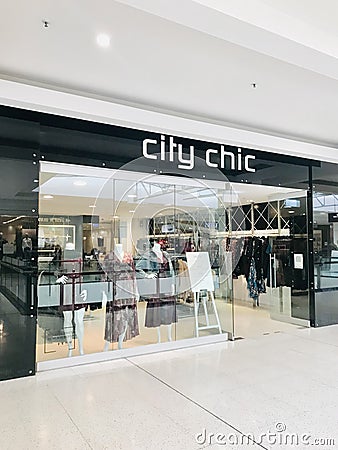 City Chic at Westfield St. Lukes Mall. Editorial Stock Photo