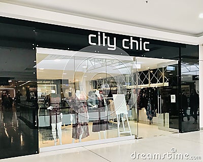 City Chic at Westfield St. Lukes Mall, Auckland. Editorial Stock Photo