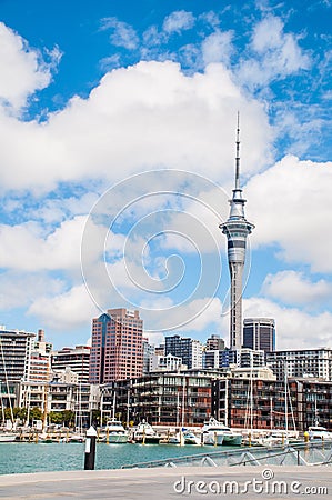 Auckland Skytower Editorial Stock Photo