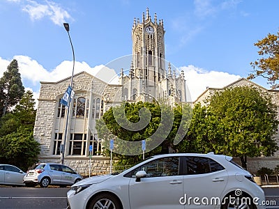Auckland University Clock Tower Old Arts building Editorial Stock Photo