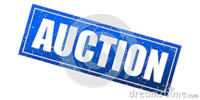 Auction stamp Vector Illustration