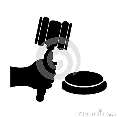 Auction vector symbol Vector Illustration