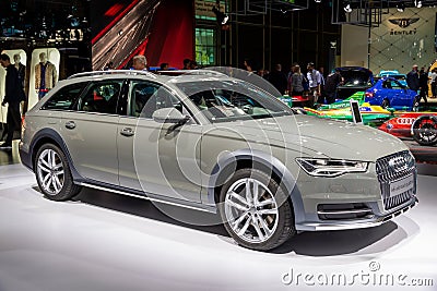 Audi A6 allroad quattro car Editorial Stock Photo