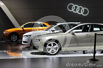 The Audi car Editorial Stock Photo