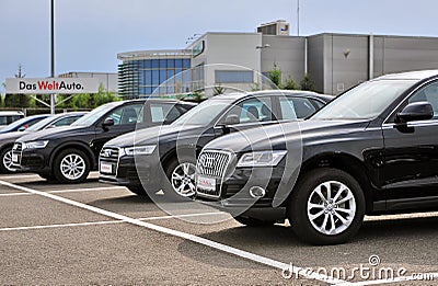 Audi cars Editorial Stock Photo