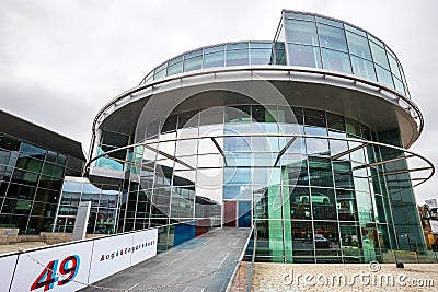 Audi forum museum building in ingolstadt germany Editorial Stock Photo