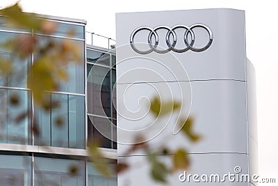 Audi main car factory in ingolstadt germany Editorial Stock Photo