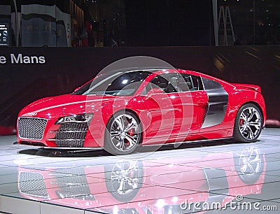 Audi R8 V12 TDI Le Mans Editorial Stock Photo