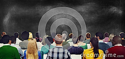 Audience Casual Diversity People Meeting Concept Stock Photo