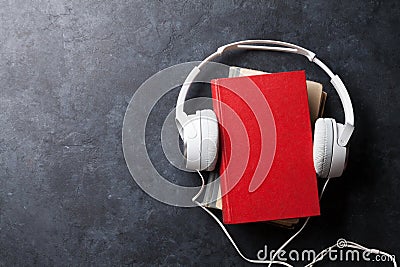 Audio book concept Stock Photo