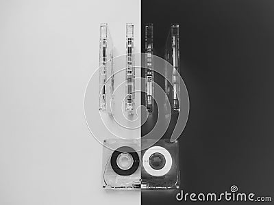 Audio cassettes for recorder Stock Photo