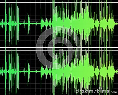 Audio Editing Stock Photo