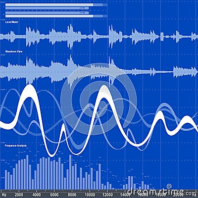 Audio Equalizer Vector Illustration