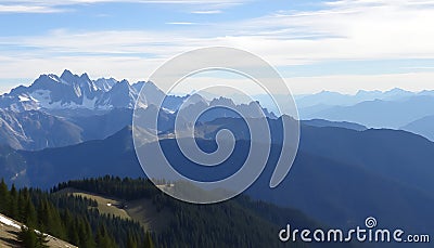 Audio Equalizer Bars Graphic, Music Visualizer and Sound Wave Display Generative AI Stock Photo