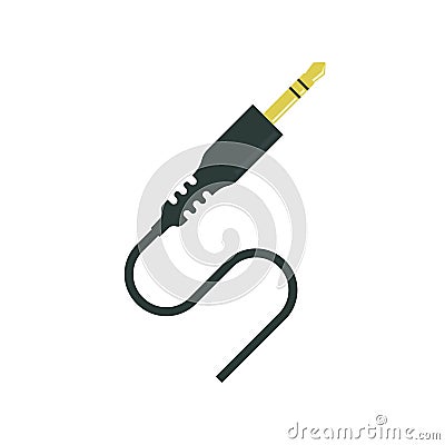 audio jack icon vector illustration design template Vector Illustration