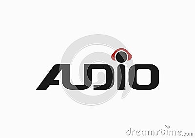 Audio Logo design inspiration Stock Photo