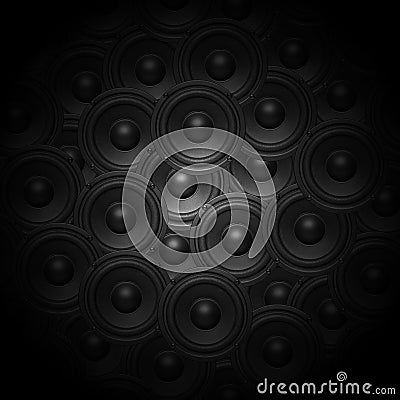 Audio music speaker background Stock Photo