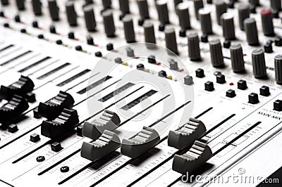 Audio Recording Equipment Stock Photo
