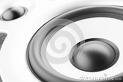 Audio speaker Stock Photo