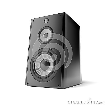 Audio speaker Stock Photo