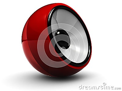 Audio speaker Cartoon Illustration