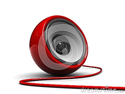 Audio speaker Cartoon Illustration